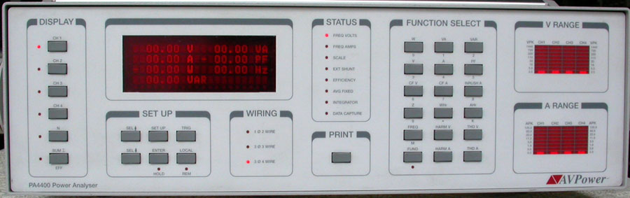 高精度宽频电力分析仪PA4400