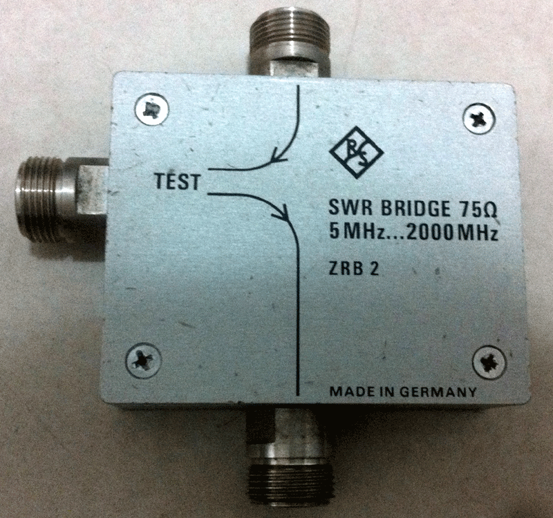 75欧姆 SWR BRIDGE 5MHz-2000MHz 驻波测试头