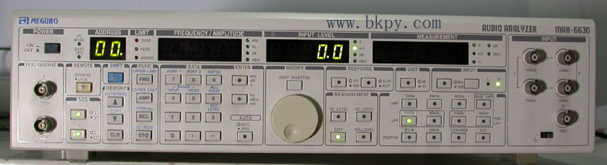 目黑MAK-6630音频分析仪 10Hz～110kHz